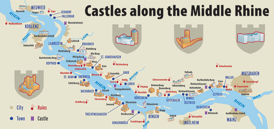 Castles Map